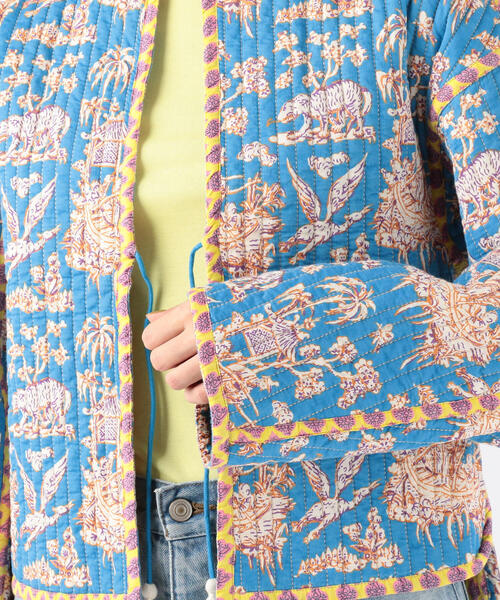 SOULEIADO（ソレイアード）の「プリントコットン キルティングノー