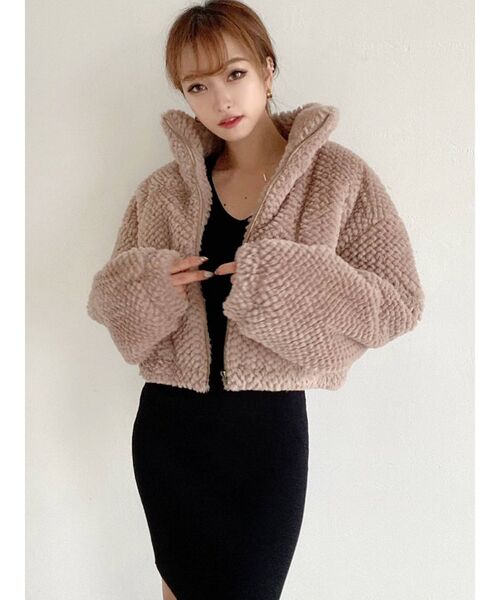 RESEXXY(リゼクシー)の「リブニット長袖ワンピース(ワンピース・レディース・ブラック/ベージュ/その他1/その他・MEDIUM/SMALL)」の15枚目の写真