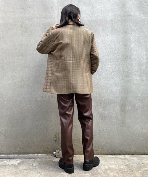 CIAOPANIC（チャオパニック）の「フェイクレザースリムパンツ（その他パンツ・レディース・ブラック/ブラウン/ライトベージュ/オリーブ・SMALL/MEDIUM）」の20枚目の写真