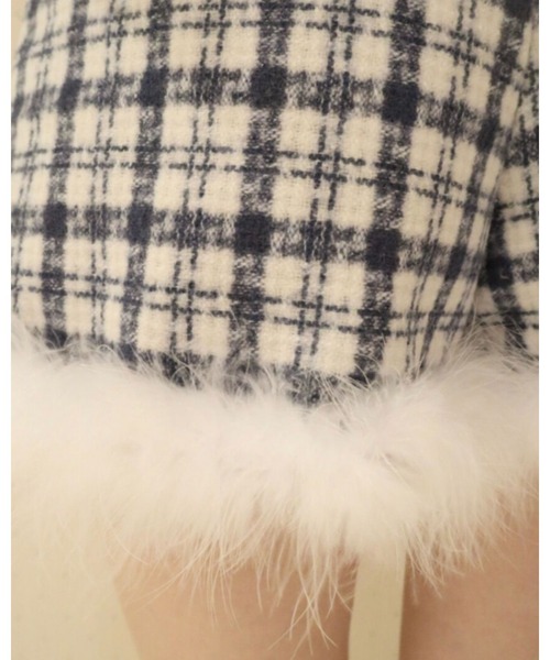 epine（エピヌ）の「check tweed fur short pants（その他パンツ・レディース・ブルー・M/S）」の11枚目の写真