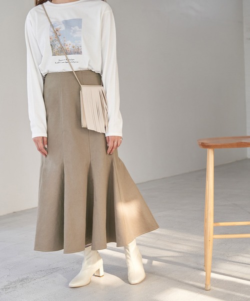 ROPE' PICNIC（ロペピクニック）の「【WEB限定】マーメイドスカート（スカート・レディース・モカ/ブラック・36/38）」の11枚目の写真