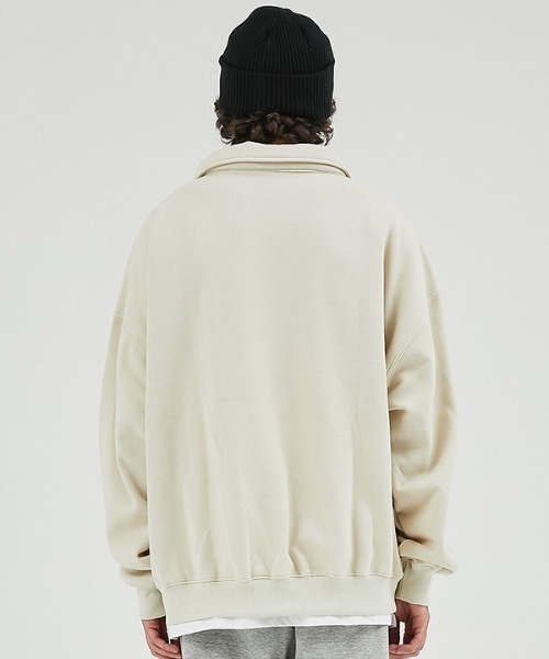 crump(クランプ)の「【crump 】クラシックサークルロゴ カラースウェットシャツ(スウェット・レディース・ブラック/ベージュ/ネイビー・MEDIUM/LARGE/X-LARGE)」の6枚目の写真