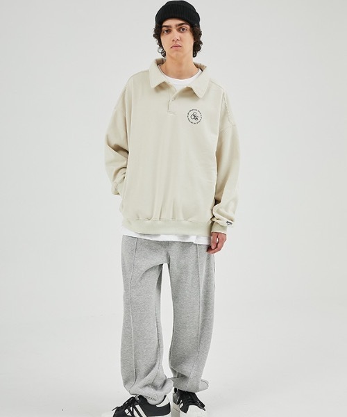 crump(クランプ)の「【crump 】クラシックサークルロゴ カラースウェットシャツ(スウェット・レディース・ブラック/ベージュ/ネイビー・MEDIUM/LARGE/X-LARGE)」の14枚目の写真