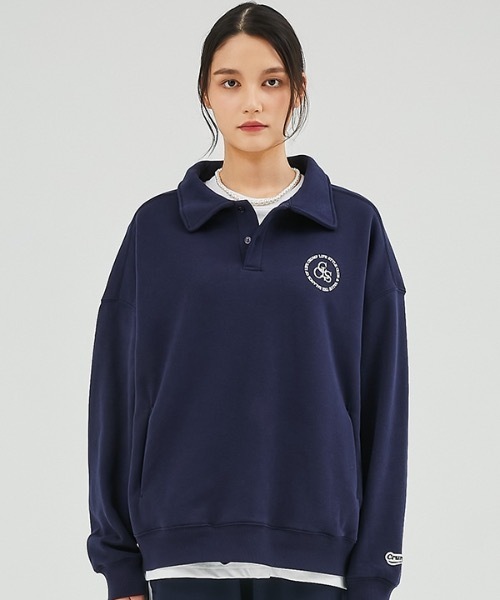 crump(クランプ)の「【crump 】クラシックサークルロゴ カラースウェットシャツ(スウェット・レディース・ブラック/ベージュ/ネイビー・MEDIUM/LARGE/X-LARGE)」の10枚目の写真