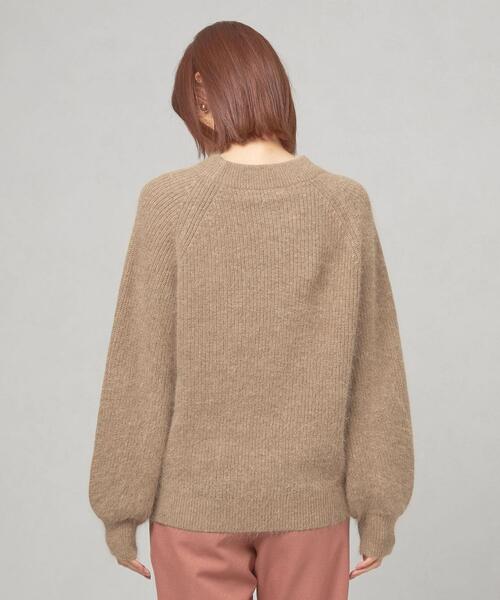 THE STATION STORE(ザ ステーション ストア)の「<closet story(クローゼットストーリー)>フワアゼ プルオーバーニット(ニット/セーター・レディース・ベージュ/ブラック/ダークグリーン・FREE)」の6枚目の写真