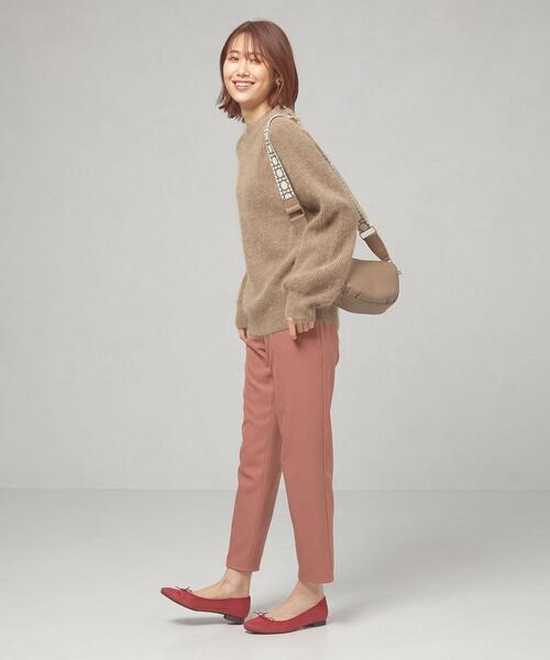 THE STATION STORE(ザ ステーション ストア)の「<closet story(クローゼットストーリー)>フワアゼ プルオーバーニット(ニット/セーター・レディース・ベージュ/ブラック/ダークグリーン・FREE)」の15枚目の写真
