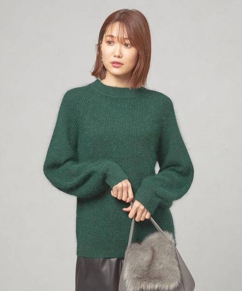 THE STATION STORE(ザ ステーション ストア)の「<closet story(クローゼットストーリー)>フワアゼ プルオーバーニット(ニット/セーター・レディース・ベージュ/ブラック/ダークグリーン・FREE)」の17枚目の写真