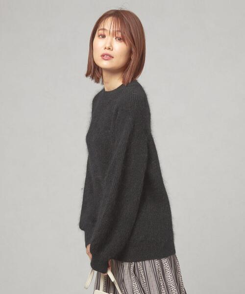 THE STATION STORE(ザ ステーション ストア)の「<closet story(クローゼットストーリー)>フワアゼ プルオーバーニット(ニット/セーター・レディース・ベージュ/ブラック/ダークグリーン・FREE)」の10枚目の写真