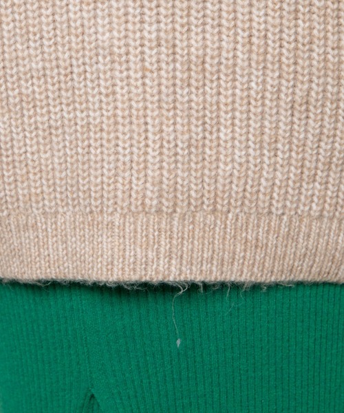 DuKKah(デュカ)の「Dukkah/オーバーサイズカーディガン(カーディガン/ボレロ・レディース・ベージュ/パープル・X-SMALL)」の17枚目の写真