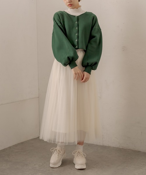 OLIVE des OLIVE(オリーブデオリーブ)の「オトナきれいプリーツスカート(スカート・レディース・ベージュ/サックスブルー/ブルー/アイボリー/ラベンダー・FREE)」の6枚目の写真