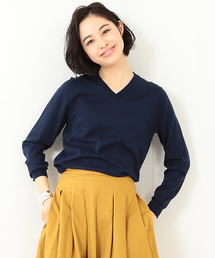 BEAMS BOY | ○BEAMS BOY / 14ゲージ BB刺繍 Vネック(ニット/セーター)