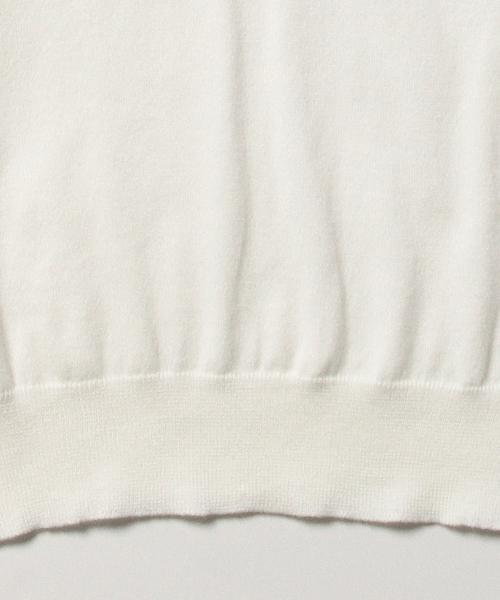 BEAMS BOY（ビームスボーイ）の「○BEAMS BOY / 14ゲージ BB刺繍 Vネック（ニット/セーター・レディース・ホワイト/グレー/レッド/イエロー/ライトブルー/ネイビー・ONE SIZE）」の11枚目の写真