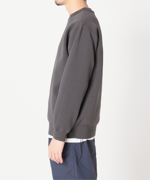 417 EDIFICE（フォーワンセブンエディフィス）の「【カットソー+ニットの2点セット】ミラノリブレイヤードクルーニット（ニット/セーター・メンズ・ホワイト/チャコールグレー/ベージュ系その他/グリーン/ブラック系その他/ネイビー・LARGE/SMALL/MEDIUM）」の17枚目の写真