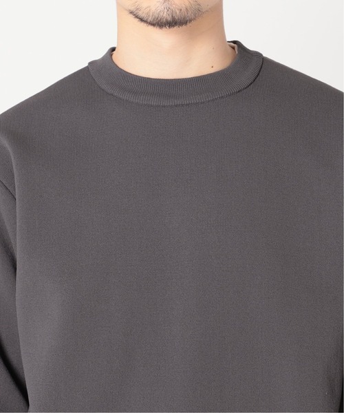 417 EDIFICE（フォーワンセブンエディフィス）の「【カットソー+ニットの2点セット】ミラノリブレイヤードクルーニット（ニット/セーター・メンズ・ホワイト/チャコールグレー/ベージュ系その他/グリーン/ブラック系その他/ネイビー・LARGE/SMALL/MEDIUM）」の19枚目の写真