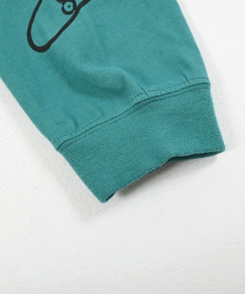 2nd（セカンド）の「ジーンズベーセカンド MOMENT ビックロングＴシャツ（Tシャツ/カットソー・キッズ・サンドベージュ/グリーン/パープル・160cm/130cm/140cm/150cm/120cm）」の10枚目の写真