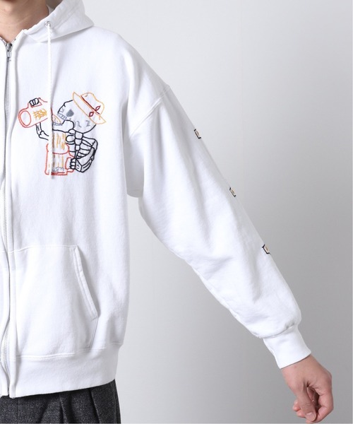 JOURNAL STANDARD SELECT(ジャーナルスタンダードセレクト)の「【OAXACA/オアハカ】ジップアップパーカー(パーカー・メンズ・ホワイト・LARGE/MEDIUM)」の8枚目の写真