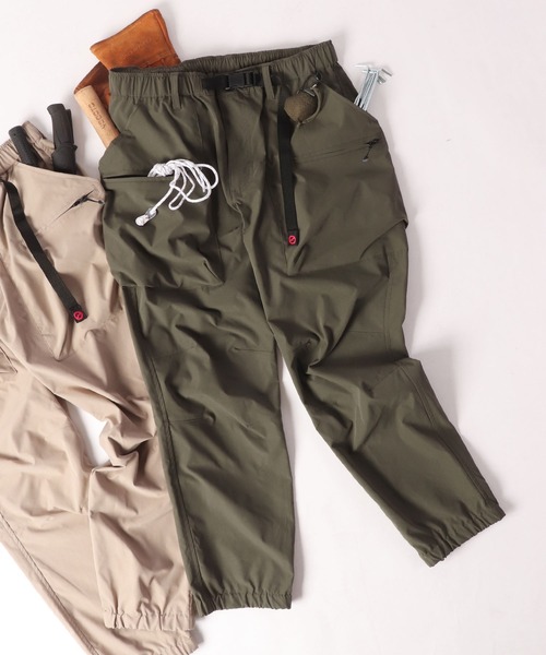 OUTDOOR PRODUCTS APPAREL(アウトドアプロダクツアパレル)の「OUTDOOR はっ水 ストレッチ ワーク クライミング ギア キャンプ カーゴ ジョガーパンツ(カーゴパンツ・メンズ・ブラック/ベージュ/カーキ/モカ/ネイビー・LL/M/L)」の4枚目の写真