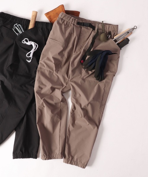 OUTDOOR PRODUCTS APPAREL(アウトドアプロダクツアパレル)の「OUTDOOR はっ水 ストレッチ ワーク クライミング ギア キャンプ カーゴ ジョガーパンツ(カーゴパンツ・メンズ・ブラック/ベージュ/カーキ/モカ/ネイビー・LL/M/L)」の3枚目の写真