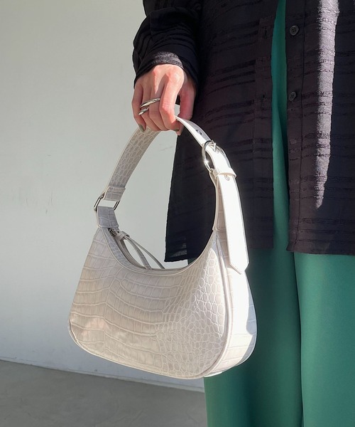 PAGEBOY(ページボーイ)の「シップミニバッグ(ショルダーバッグ・レディース・ブラック/オフホワイト/ブルー・FREE)」の2枚目の写真