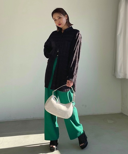 PAGEBOY(ページボーイ)の「シップミニバッグ(ショルダーバッグ・レディース・ブラック/オフホワイト/ブルー・FREE)」の4枚目の写真