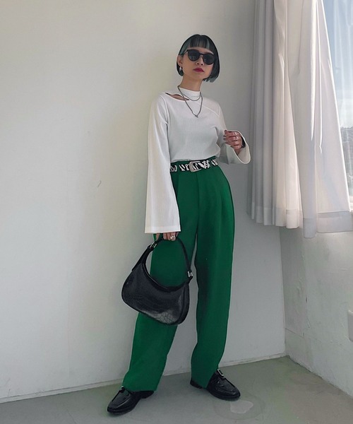 PAGEBOY(ページボーイ)の「シップミニバッグ(ショルダーバッグ・レディース・ブラック/オフホワイト/ブルー・FREE)」の7枚目の写真