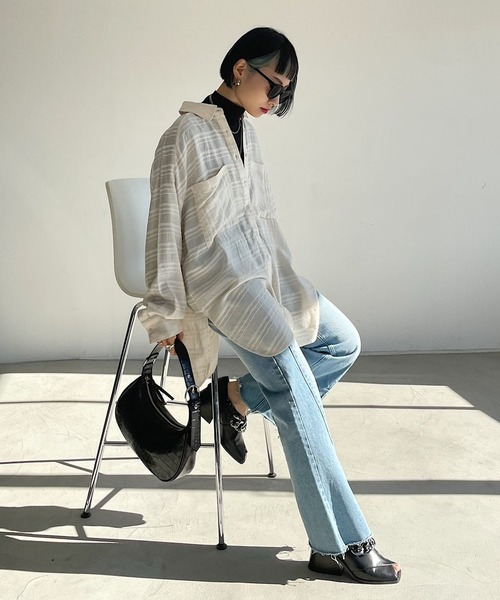 PAGEBOY(ページボーイ)の「シップミニバッグ(ショルダーバッグ・レディース・ブラック/オフホワイト/ブルー・FREE)」の16枚目の写真