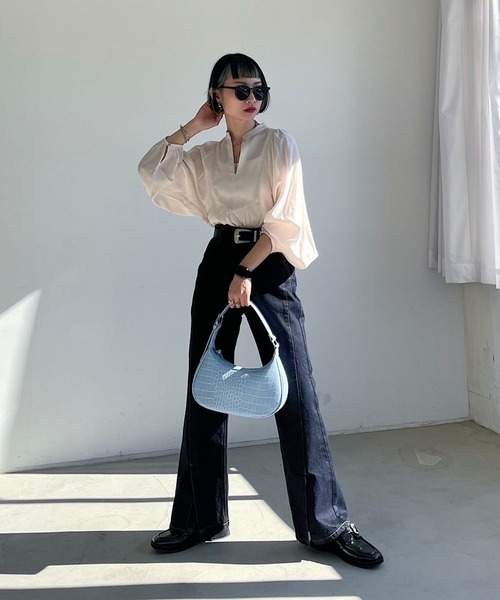 PAGEBOY(ページボーイ)の「シップミニバッグ(ショルダーバッグ・レディース・ブラック/オフホワイト/ブルー・FREE)」の19枚目の写真