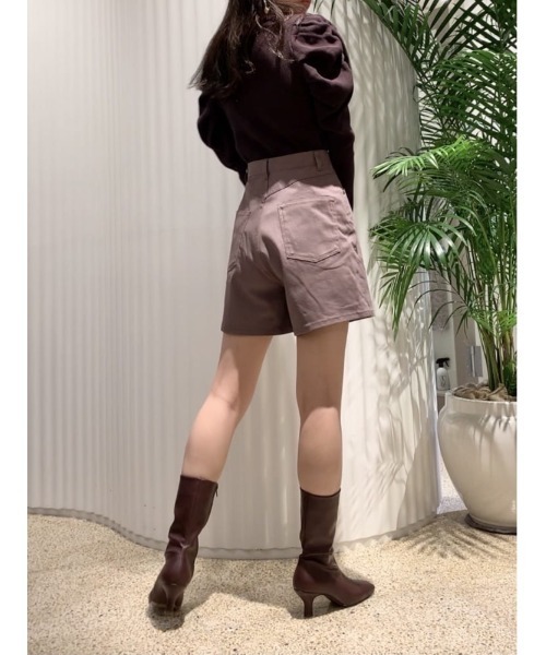 SNIDEL（スナイデル）の「パフスリーブワッフルトップス（Tシャツ/カットソー・レディース・チャコールグレー/ブラック/その他・FREE）」の11枚目の写真