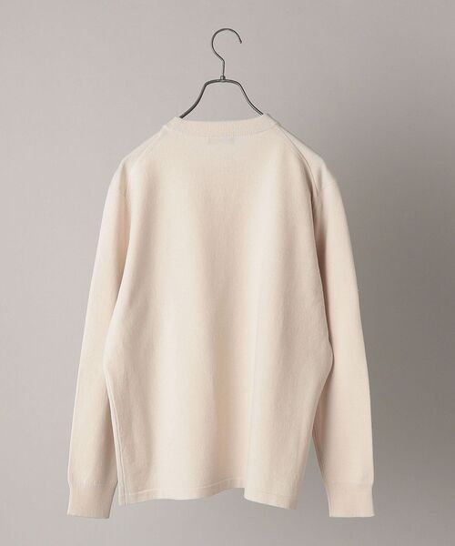 SHIPS(シップス)の「SHIPS:<ウォッシャブル>12ゲージ TECHウール ニット(ニット/セーター・メンズ・ホワイト/ベージュ/ネイビー/グレー・SMALL/MEDIUM/LARGE/X-LARGE)」の6枚目の写真