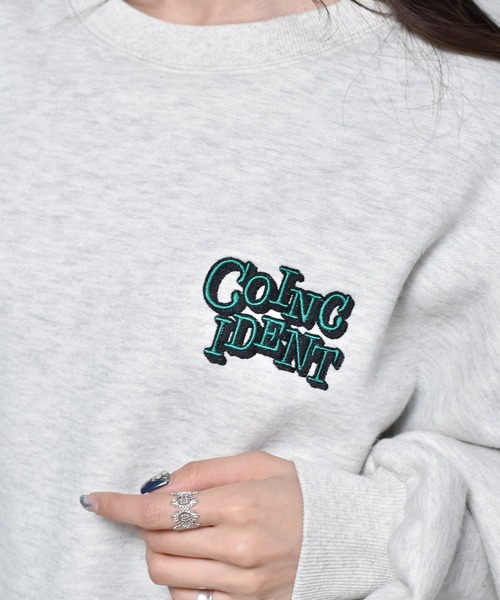 ems excite（エムズエキサイト）の「起毛ロゴトレーナー（スウェット・レディース・ピンク/グリーン/オフホワイト・FREE）」の15枚目の写真