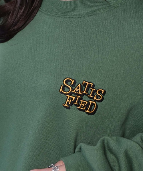 ems excite（エムズエキサイト）の「起毛ロゴトレーナー（スウェット・レディース・ピンク/グリーン/オフホワイト・FREE）」の4枚目の写真