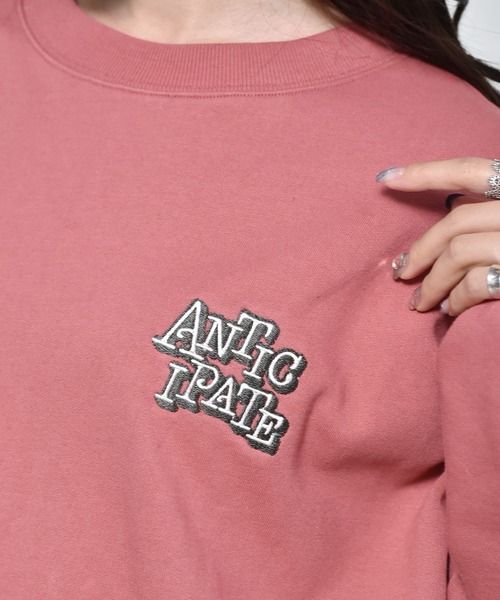 ems excite（エムズエキサイト）の「起毛ロゴトレーナー（スウェット・レディース・ピンク/グリーン/オフホワイト・FREE）」の17枚目の写真