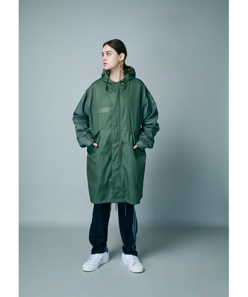 WHIZLIMITED（ウィズリミテッド）の「MODS PARKA（モッズコート・メンズ・ブラック/オリーブ・MEDIUM/LARGE）」の2枚目の写真