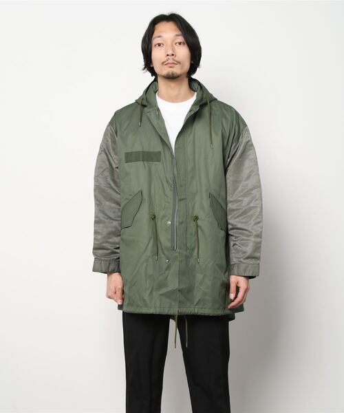 WHIZLIMITED（ウィズリミテッド）の「MODS PARKA（モッズコート・メンズ・ブラック/オリーブ・MEDIUM/LARGE）」の10枚目の写真