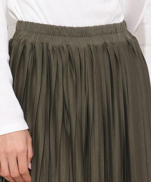 Cutie Blonde（キューティーブロンド）の「◆【楽ちん/体型カバー/低身長〇】すそくるっ！プリーツスカンツ（その他パンツ・レディース・グリーン/カーキ/ベージュ/チャコールグレー・01/04/02/03）」の20枚目の写真