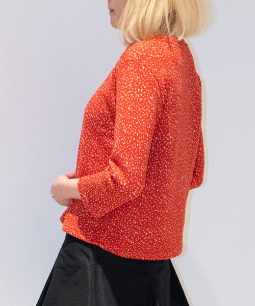 Bonjour Girl(ボンジュールガール)の「【WHYNOTUS】 HEART STUD TOP(Tシャツ/カットソー・レディース・ホワイト/レッド・S/M)」の11枚目の写真