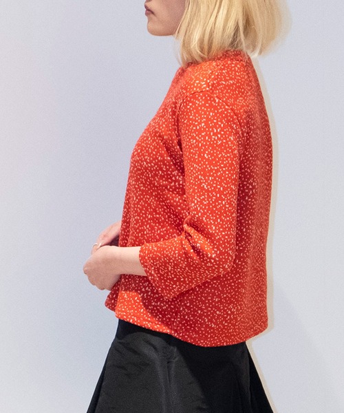 Bonjour Girl(ボンジュールガール)の「【WHYNOTUS】 HEART STUD TOP(Tシャツ/カットソー・レディース・ホワイト/レッド・S/M)」の12枚目の写真