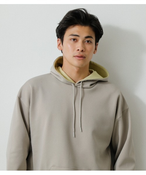 AZUL by moussy(アズールバイマウジー)の「CARDBOARD NEEDLE PULLING PARKA/カードボードニードルプリングパーカー(パーカー・メンズ・ベージュ/ライトグレー/グリーン系その他・SMALL/LARGE/MEDIUM)」の14枚目の写真