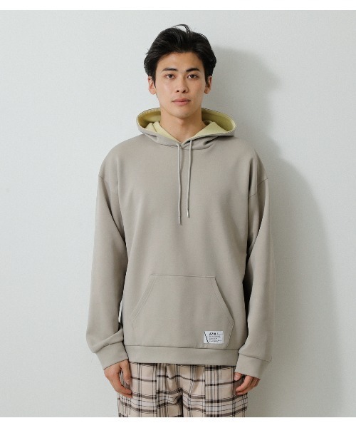 AZUL by moussy(アズールバイマウジー)の「CARDBOARD NEEDLE PULLING PARKA/カードボードニードルプリングパーカー(パーカー・メンズ・ベージュ/ライトグレー/グリーン系その他・SMALL/LARGE/MEDIUM)」の16枚目の写真