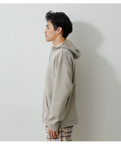 AZUL by moussy(アズールバイマウジー)の「CARDBOARD NEEDLE PULLING PARKA/カードボードニードルプリングパーカー(パーカー・メンズ・ベージュ/ライトグレー/グリーン系その他・SMALL/LARGE/MEDIUM)」の17枚目の写真