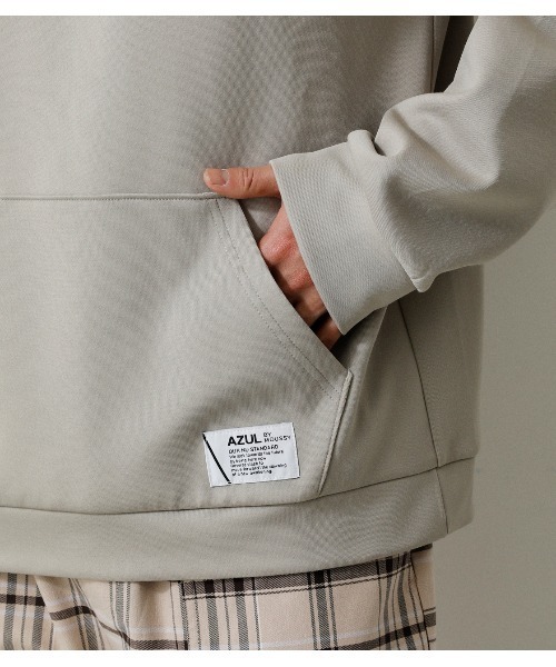 AZUL by moussy(アズールバイマウジー)の「CARDBOARD NEEDLE PULLING PARKA/カードボードニードルプリングパーカー(パーカー・メンズ・ベージュ/ライトグレー/グリーン系その他・SMALL/LARGE/MEDIUM)」の21枚目の写真