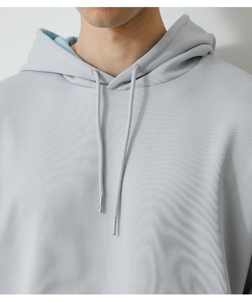 AZUL by moussy(アズールバイマウジー)の「CARDBOARD NEEDLE PULLING PARKA/カードボードニードルプリングパーカー(パーカー・メンズ・ベージュ/ライトグレー/グリーン系その他・SMALL/LARGE/MEDIUM)」の10枚目の写真