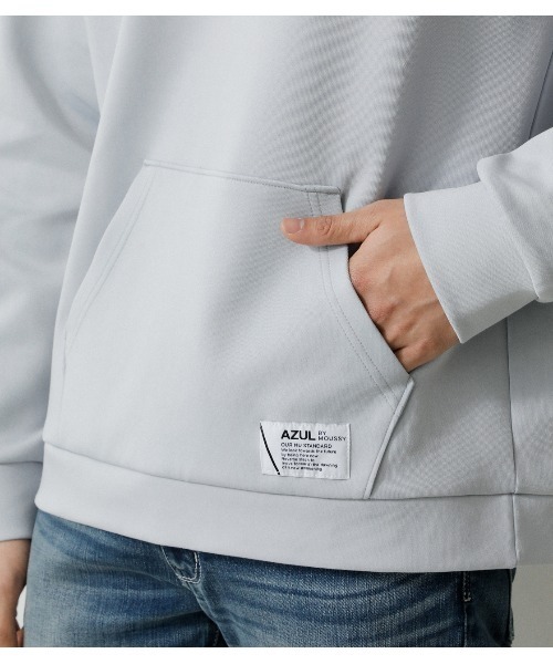 AZUL by moussy(アズールバイマウジー)の「CARDBOARD NEEDLE PULLING PARKA/カードボードニードルプリングパーカー(パーカー・メンズ・ベージュ/ライトグレー/グリーン系その他・SMALL/LARGE/MEDIUM)」の12枚目の写真