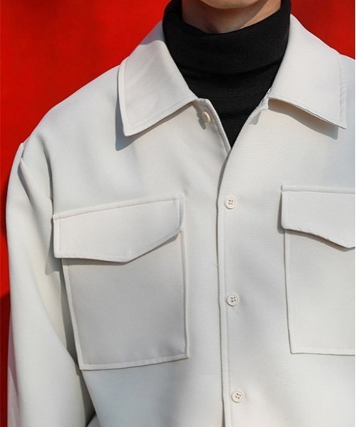 ASCLO(エジュクロ)の「ASCLO ASCLO Square Shirt(シャツ/ブラウス・メンズ・アイボリー・FREE)」の7枚目の写真