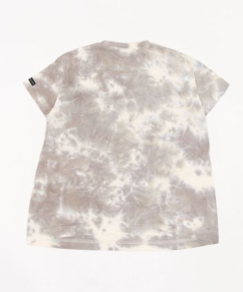 quoti use fith(クゥオティ ユース フィス)の「マーブル天竺 5分袖 BIG ひざ下丈ワンピース(ワンピース・キッズ・ベージュ/グレー/ブルー・90/100/110/80/120/130)」の4枚目の写真