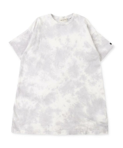 quoti use fith(クゥオティ ユース フィス)の「マーブル天竺 5分袖 BIG ひざ下丈ワンピース(ワンピース・キッズ・ベージュ/グレー/ブルー・90/100/110/80/120/130)」の17枚目の写真