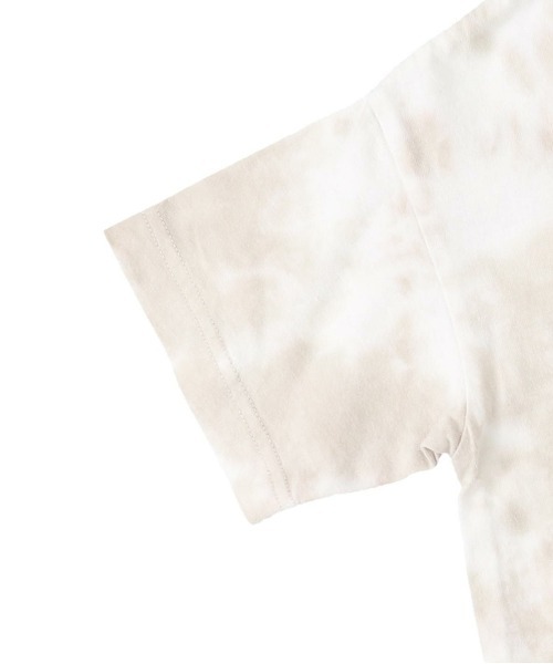 quoti use fith(クゥオティ ユース フィス)の「マーブル天竺 5分袖 BIG ひざ下丈ワンピース(ワンピース・キッズ・ベージュ/グレー/ブルー・90/100/110/80/120/130)」の20枚目の写真