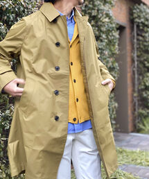 3レイヤーナイロン ステンカラーコート(※透湿防水素材ブリザテック使用)