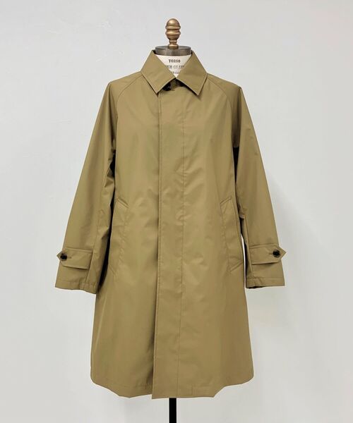 NOLLEY'S goodman（ノーリーズグッドマン）の「3レイヤーナイロン ステンカラーコート(※透湿防水素材ブリザテック使用)（ステンカラーコート・メンズ・ベージュ/ネイビー/オリーブ・MEDIUM/LARGE/SMALL）」の21枚目の写真