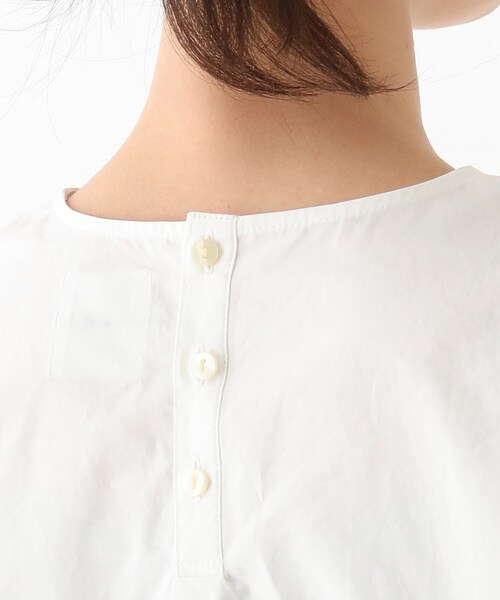 OPAQUE.CLIP(オペークドットクリップ)の「◆【OC】オーガニックコットンタイプライター ボリュームスリーブブラウス(シャツ/ブラウス・レディース・ホワイト系/ブラック/ライトブルー/ベージュ系その他2・36/38/40)」の9枚目の写真